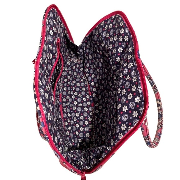 Vera Bradley Bowler, Tech, Double ID & Zip Around Wallets Set in Boysenberry - Picture 4 of 16